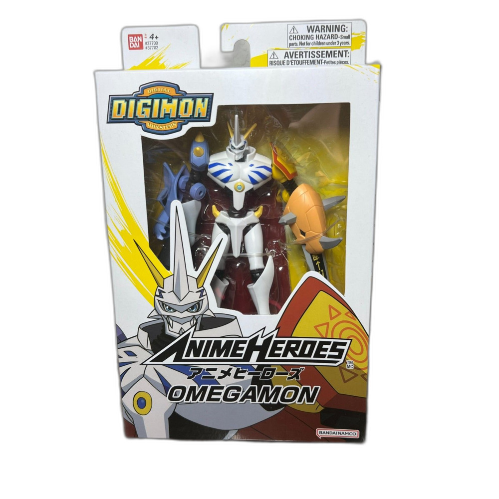 Digimon Anime Heroes - Omegamon Action Figure - Bandai Namco Toei - New In Box